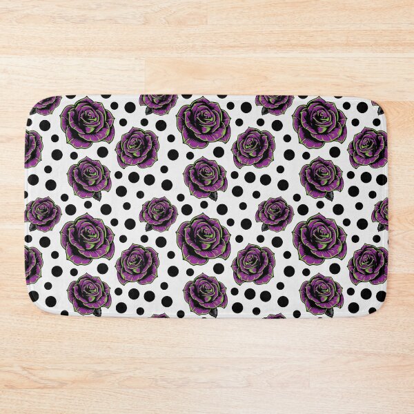 Item preview, Rockabilly Goblincore Roses Polka Dot 50s 60s Retro  designed and sold by GypsyGoonDesign.