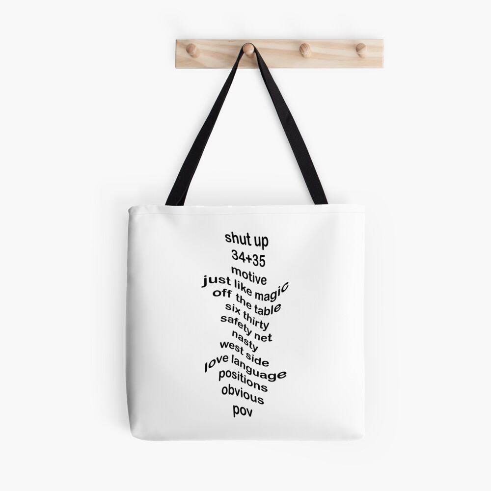 Ariana Grande Positions Tote Bag Handmade Embroidery Tote 
