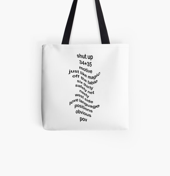 Ariana Grande Positions Tote Bag Handmade Embroidery Tote 