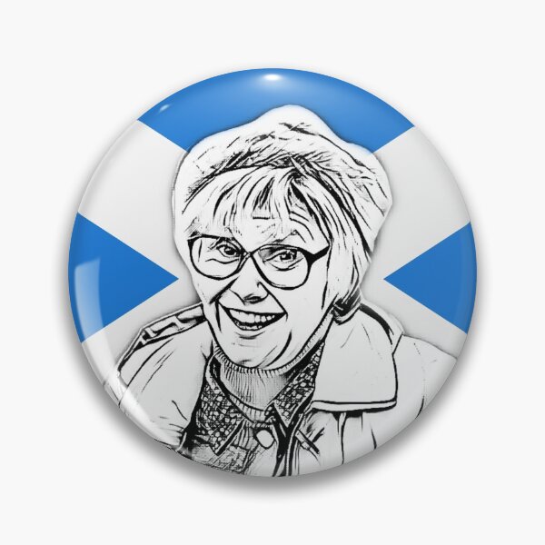 Item preview, Isa with Saltire - Sketched Still Game Character designed and sold by bantershirts.