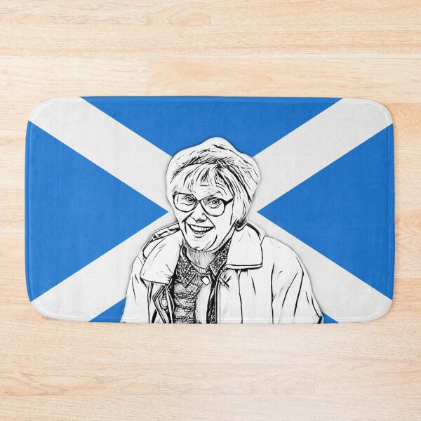 Item preview, Isa with Saltire - Sketched Still Game Character designed and sold by bantershirts.