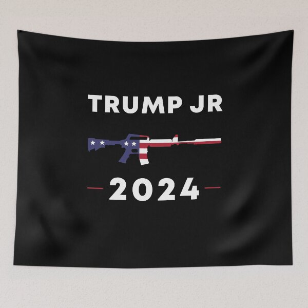 Item preview, Trump JR 2024 AR-15 American Flag designed and sold by JBDeszigns.