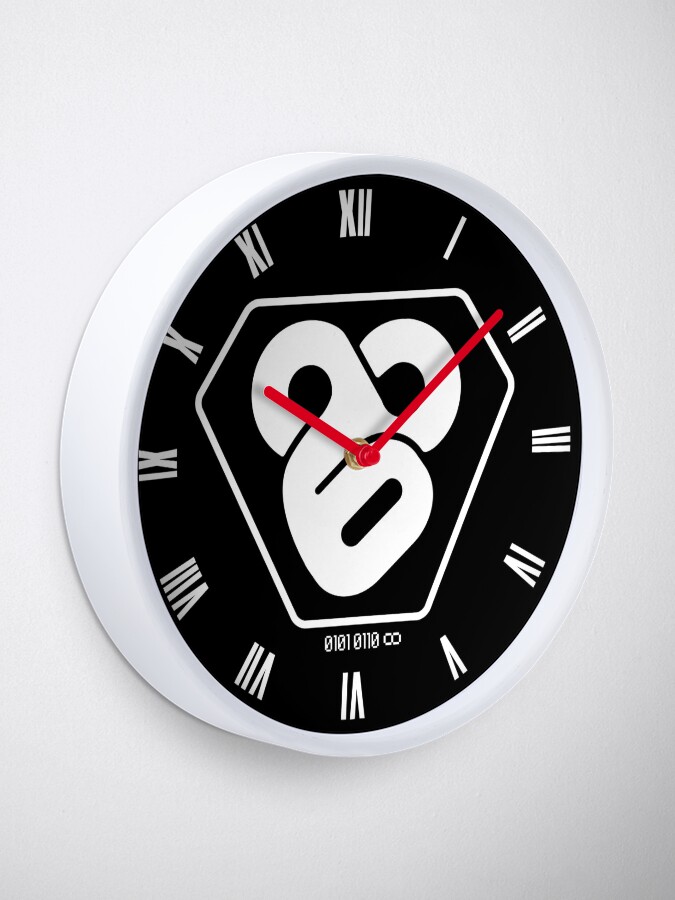 Thumbnail 1 of 4, Clock, 86 Forever Binary Code Hachiroku Programmer Car Enthusiast designed and sold by driftmerch.