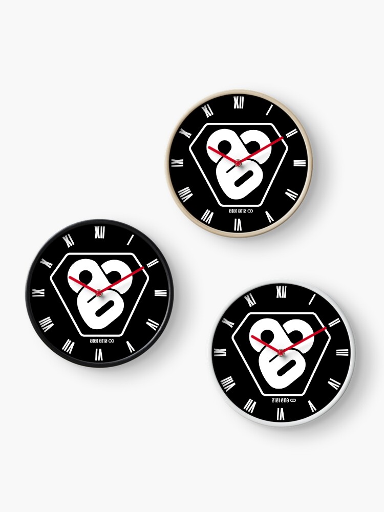 Thumbnail 3 of 4, Clock, 86 Forever Binary Code Hachiroku Programmer Car Enthusiast designed and sold by driftmerch.