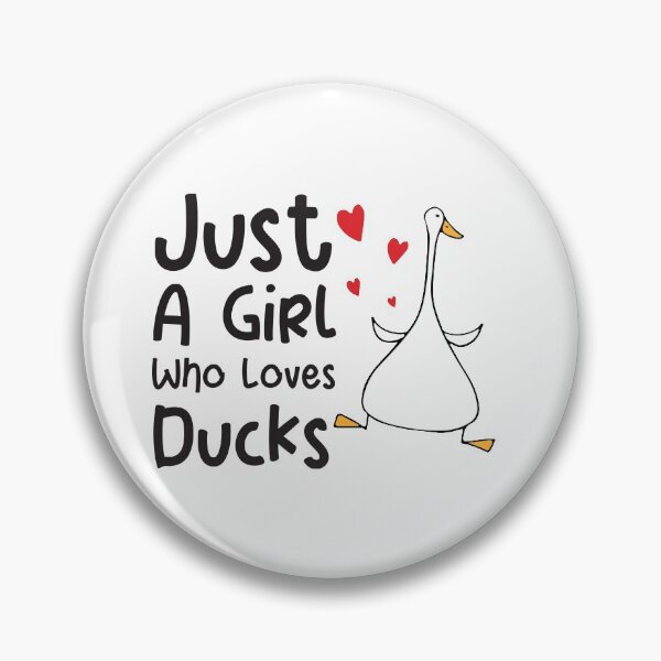 Item preview, Just a Girl Who Loves Ducks, Gift, for Girls, Ducks Lovers, Funny Gift for Girls, Vintage designed and sold by Worldaza.