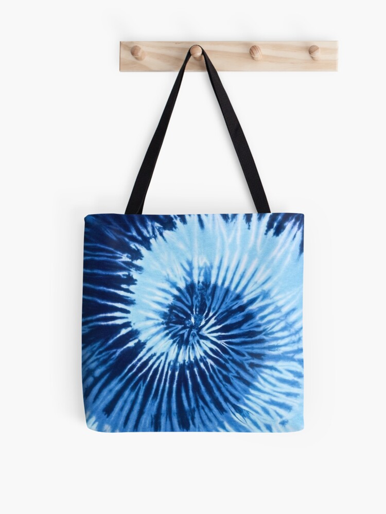 ★TOUT Y EST★ Mmlg DAY TOTE TYEDIE PARA BLUE MMLGBC1A013 Blue Tie Dye Cotton Tote Bag - Etsy