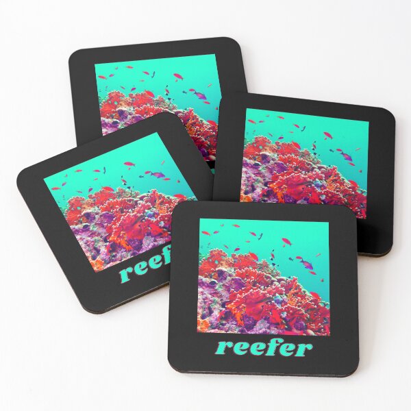 Item preview, Reefer (Trippy Coral Reef and Fishes) designed and sold by undormanted.