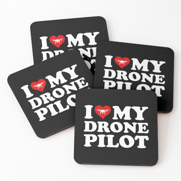 Item preview, I Love (Heart) My Drone Pilot designed and sold by Cat Lady Designs.