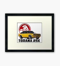 Holden Torana - A9X Hatchback - Yellow 2 Framed Print