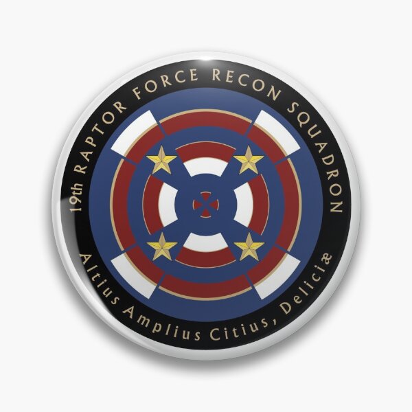 Item preview, Raptor squadron VFR-19 unit patch designed and sold by simondodd.