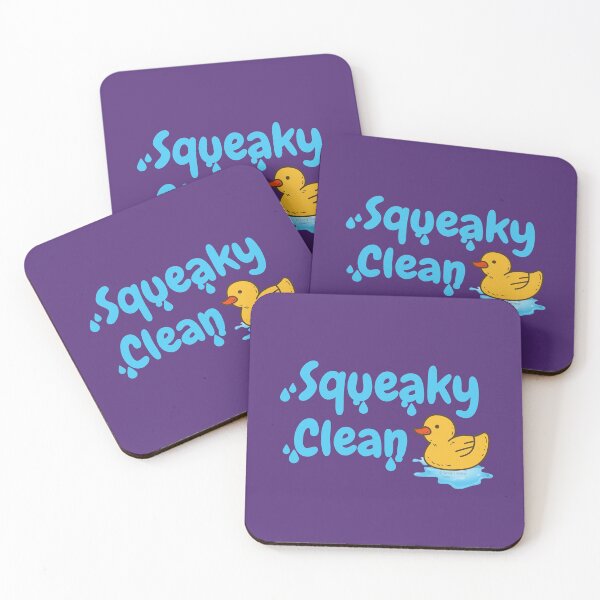 Item preview, Squeaky Clean Rubber Duckie Cleaning Housekeeping Cleanup designed and sold by SavvyCleaner.