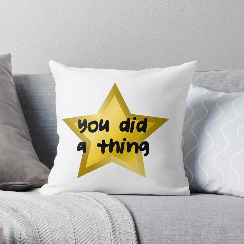 You Did a Thing Gold Star Sticker for Sale by BubbleArt21