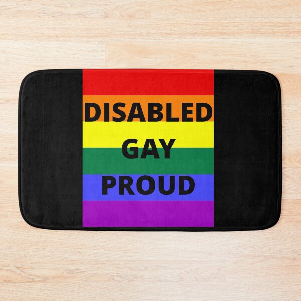 Item preview, DISABLED, GAY, PROUD designed and sold by uniqueitems.