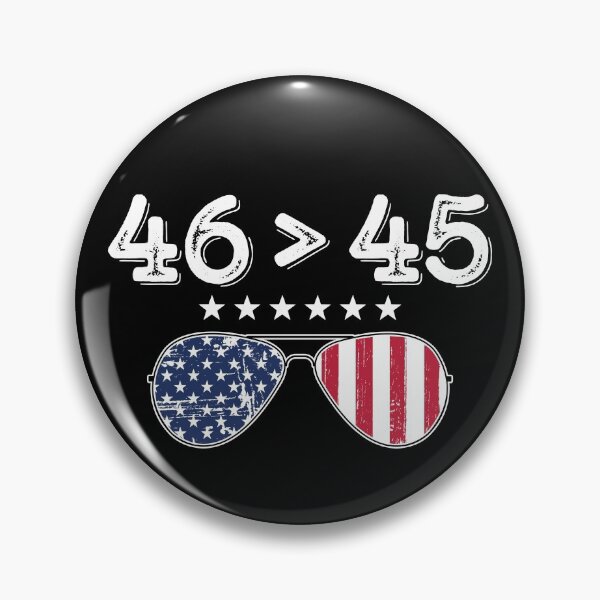 Item preview, 46 > 45 Trump Lost Biden Won Retro American Flag Sunglasses designed and sold by ForFunDesigns.