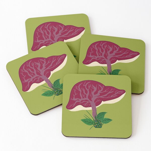 Item preview, DONATE Liver Mushroom - Purple designed and sold by Emily Boynton.