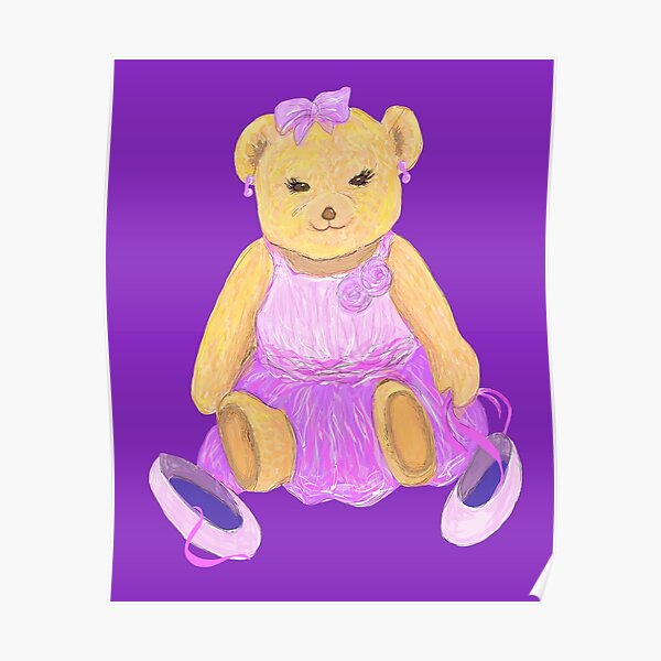 Ballet Bear Poster