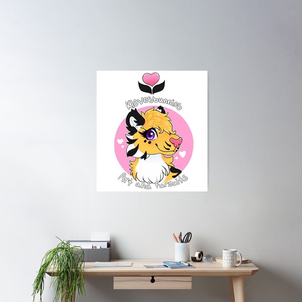 Klovesbunnies Art and Fursuits - Logo Poster
