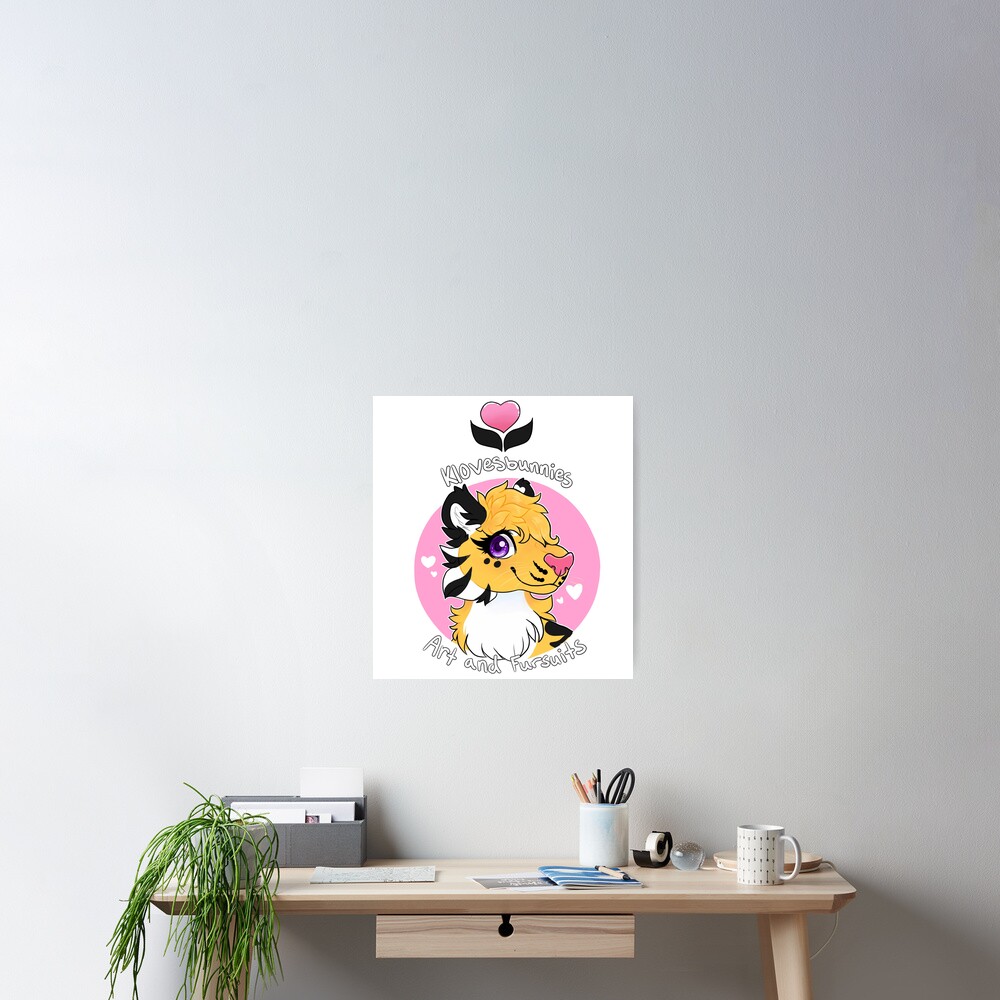 Klovesbunnies Art and Fursuits - Logo Poster