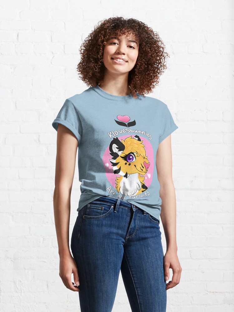 Alternate view of Klovesbunnies Art and Fursuits - Logo Classic T-Shirt