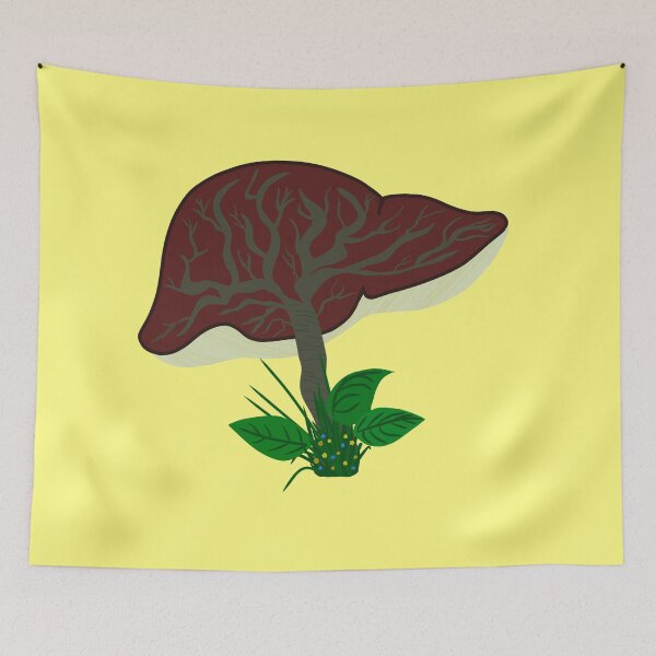 Item preview, DONATE Liver Mushroom - Brown designed and sold by Emily Boynton.