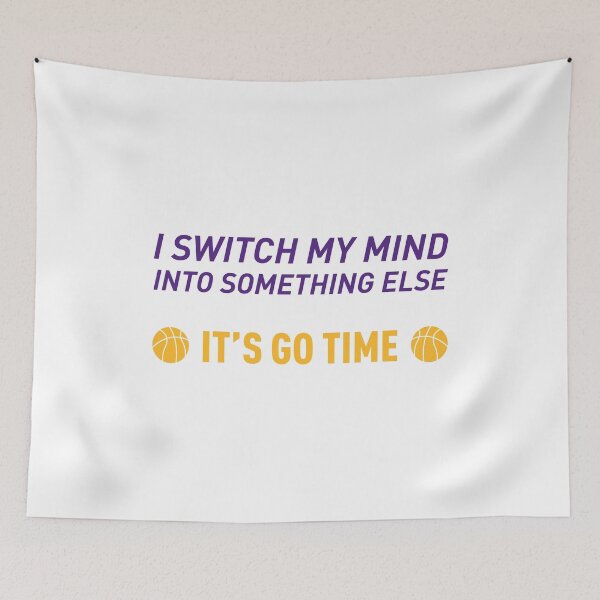 Item preview, I Switch My Mind Into Something Else - It's Go Time! (Purple and Yellow) designed and sold by FilipeFerreira.