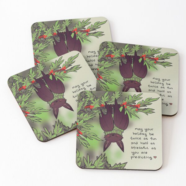 Item preview, "Twice as Fun and Half as Stressful" Holiday Bat designed and sold by thelatestkate.