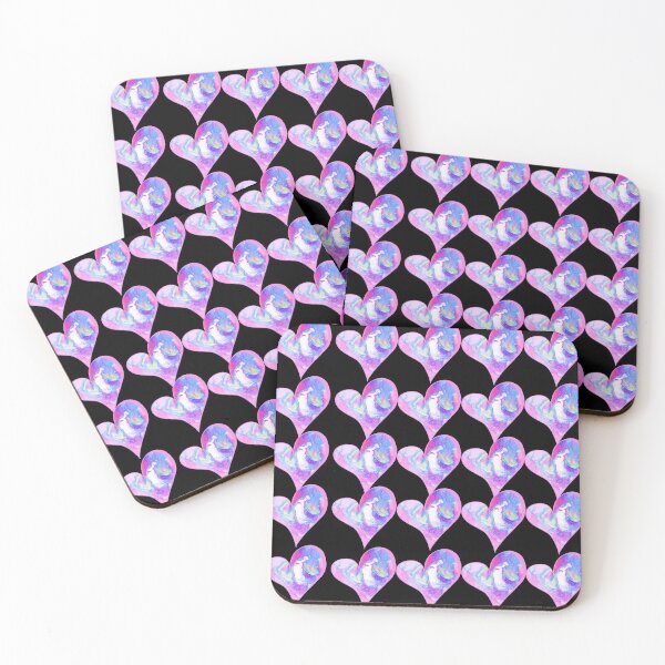 Item preview, Modern Vibrant Pastel Watercolor Hearts designed and sold by DaughterofYah.