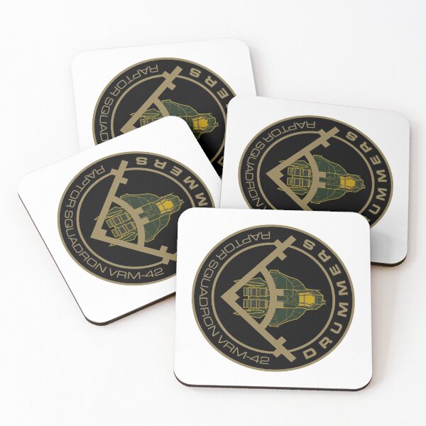 Item preview, Raptor squadron VRM-42 "Drummers" unit patch designed and sold by simondodd.