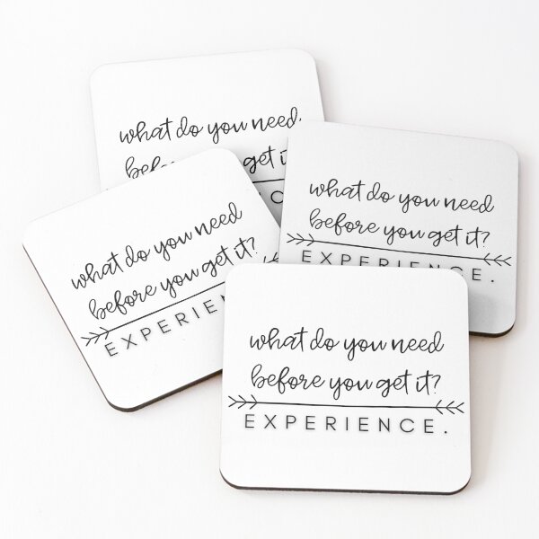 Item preview, experience quote typography. designed and sold by aurorassadprose.