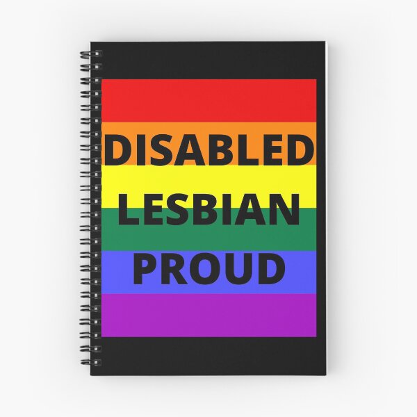 Item preview, DISABLED, LESBIAN, PROUD designed and sold by uniqueitems.