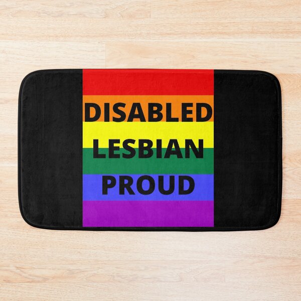 Item preview, DISABLED, LESBIAN, PROUD designed and sold by uniqueitems.