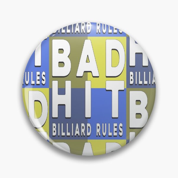 Item preview, COLORS BAD HIT BILLIARD RULES t-shirt designed and sold by diego75bcn.