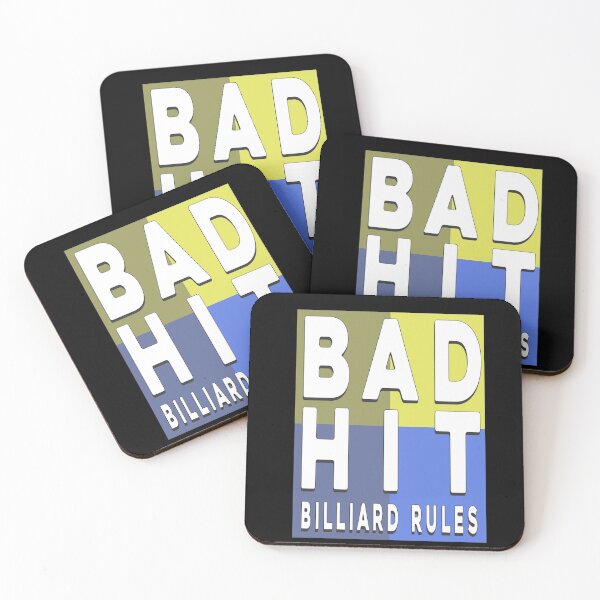Item preview, COLORS BAD HIT BILLIARD RULES t-shirt designed and sold by diego75bcn.