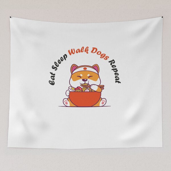 Item preview, Eat Sleep Walk Dogs Repeat designed and sold by YAITPSTORE.