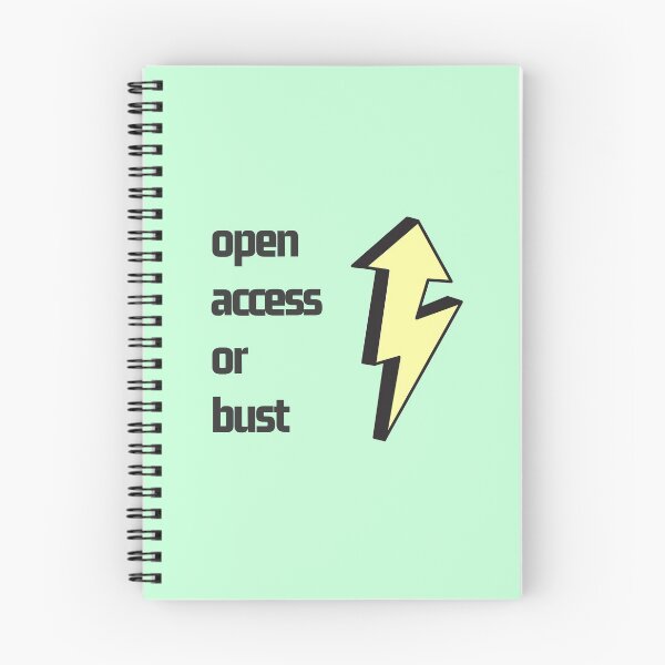 Item preview, Open Access or Bust -- Lightning Green -- For Writers designed and sold by statsandcats.