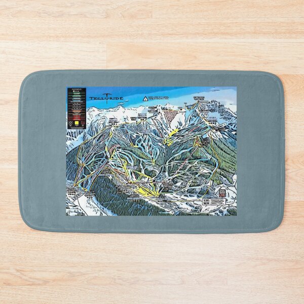 Item preview, Telluride Trail Map designed and sold by Del0860.
