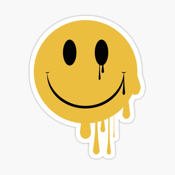 Cool 90s Smiley Stickers | Redbubble