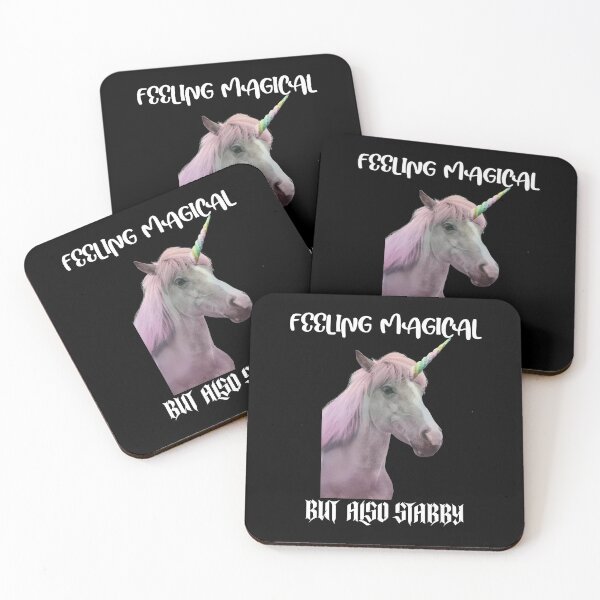Item preview, Feeling Magical But Also Stabby - Unicorn designed and sold by alancrapopod.