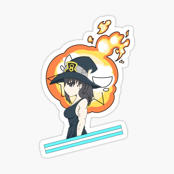Fire Force Anime Aufkleber Decal Holographischer Maki Oze Peeker Sticker