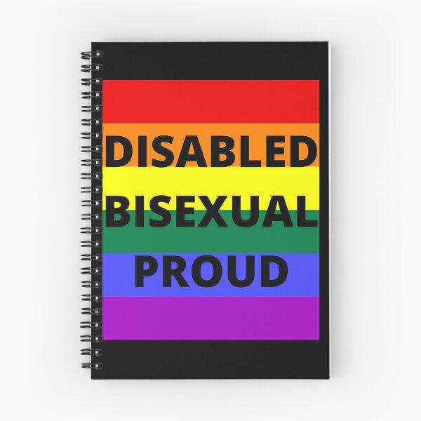 Item preview, DISABLED, BISEXUAL, PROUD designed and sold by uniqueitems.