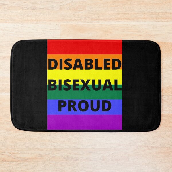 Item preview, DISABLED, BISEXUAL, PROUD designed and sold by uniqueitems.