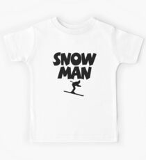 Snowman Ski Kinder T-Shirt