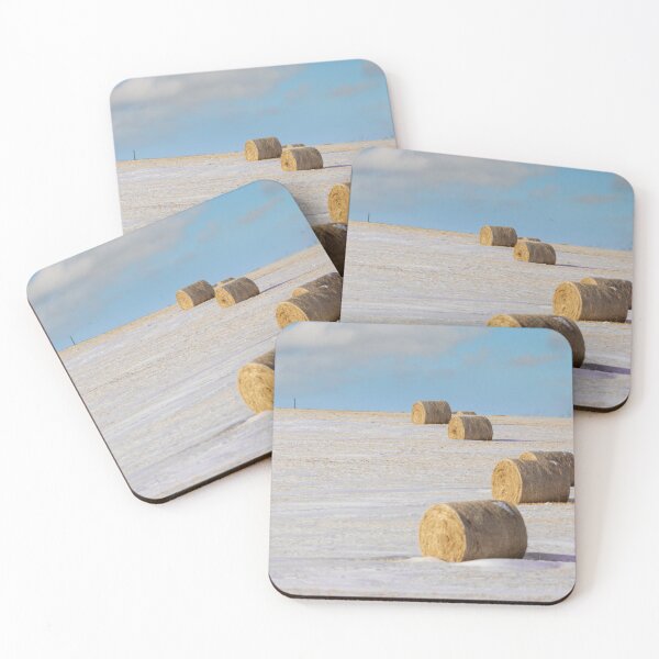 Item preview, Bales in a Snow Covered Field designed and sold by Don Arsenault.