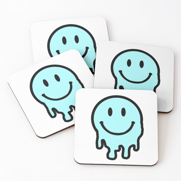 Item preview, Pastel Blue Drippy Smile designed and sold by solarsquidd.