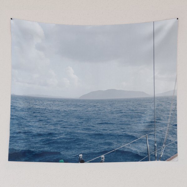 Item preview, Rainy Island Sailing - Beautiful Relaxing Light Rain Photograph designed and sold by itswillharris.