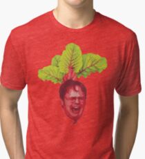 The Office: Dwight Schrute Beet Tri-blend T-Shirt