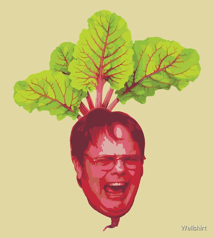 "The Office Dwight Schrute Beet" Posters by Wellshirt Redbubble