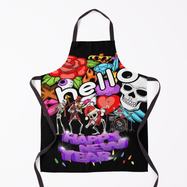 Item preview, Hello, Happy New Year designed and sold by Gothic Fantasy.