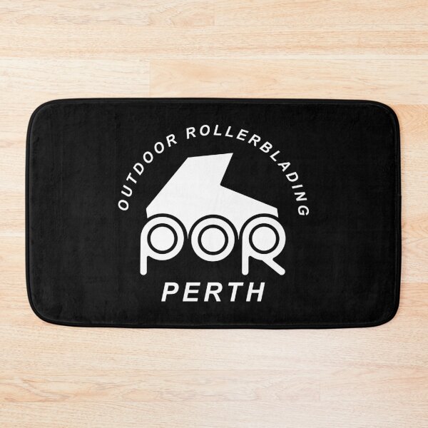 Item preview, The Original Perth Outdoor Rollerblading logo (white) designed and sold by POR-roller.