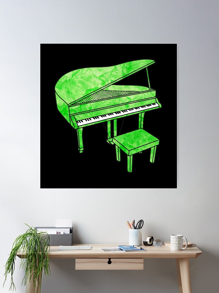 Green piano hot sale lamp